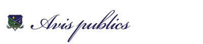 Avis publics